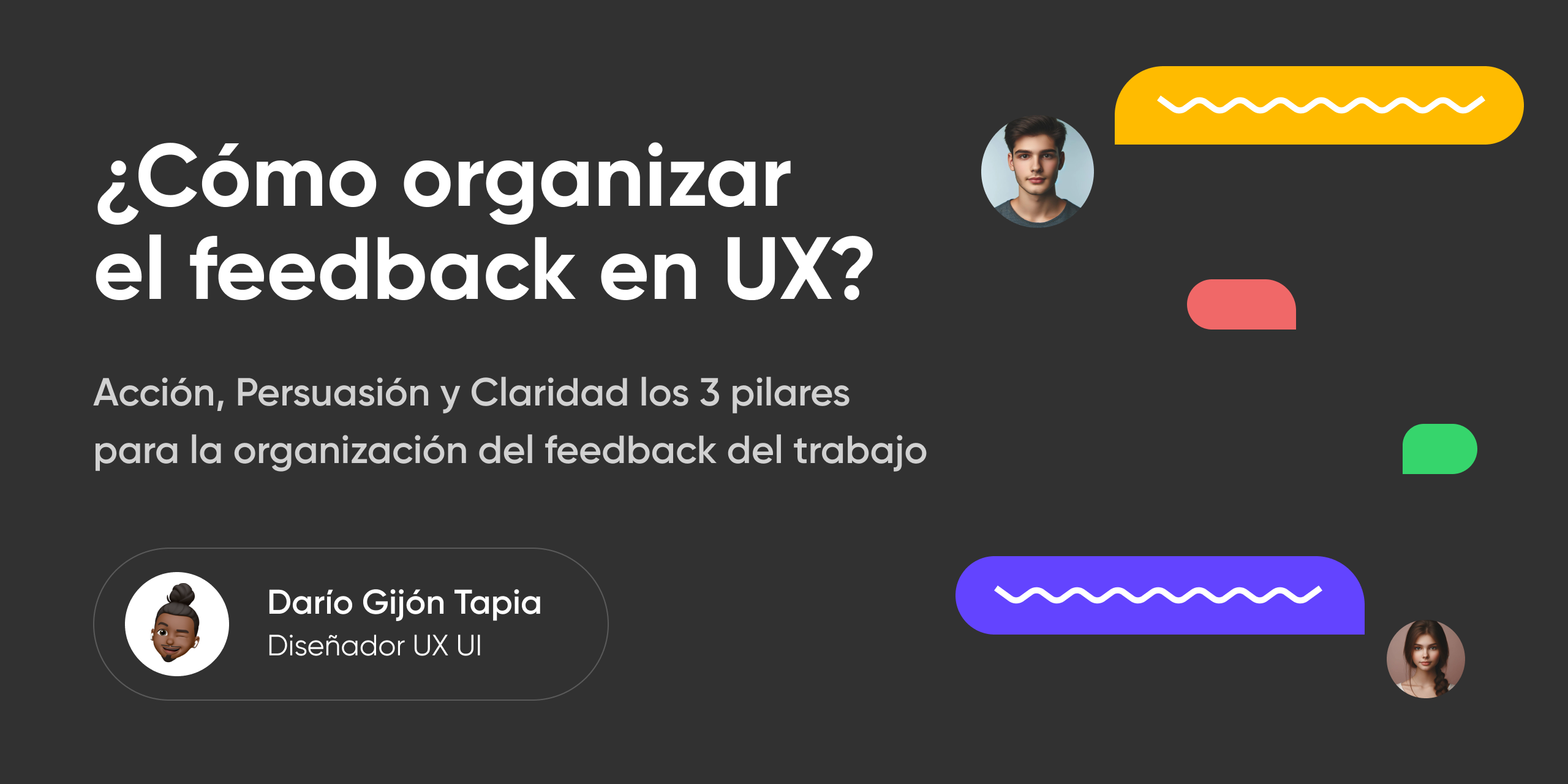 como organizar el feedback del trabajo en UX