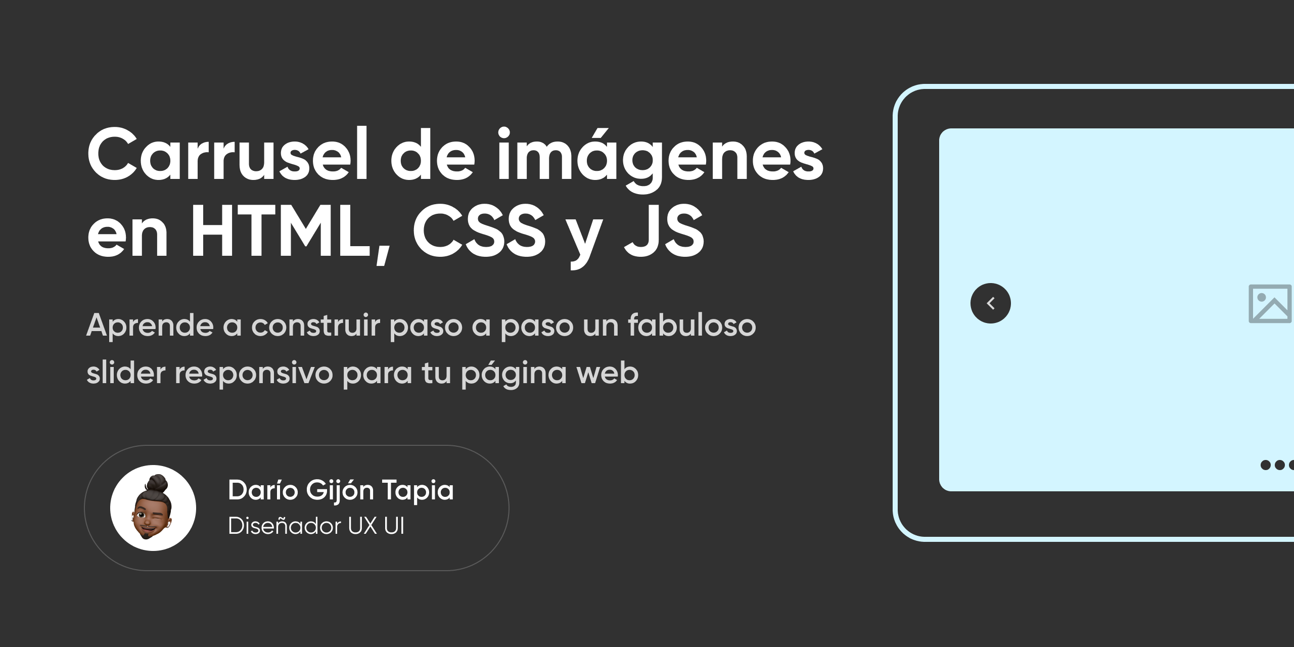 Carrusel de imagenes html css